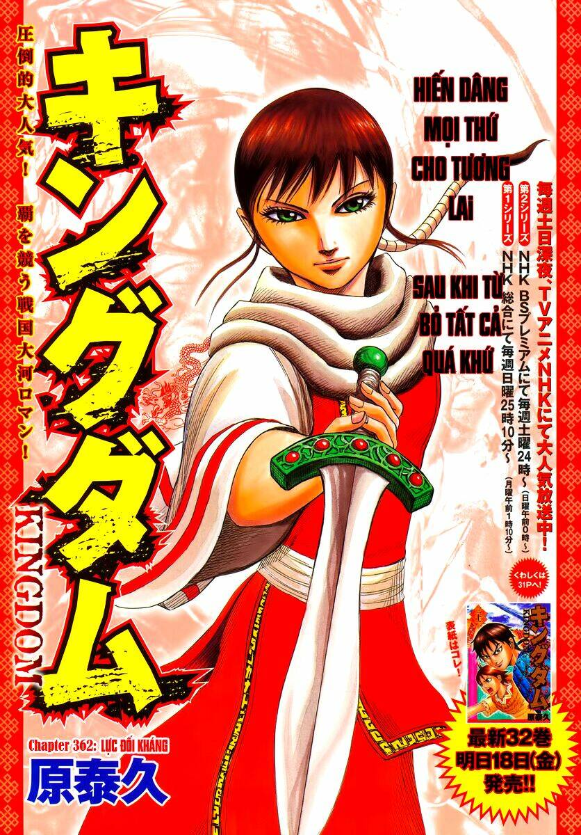 kingdom - vương giả thiên hạ chapter 362 - Next chapter 363